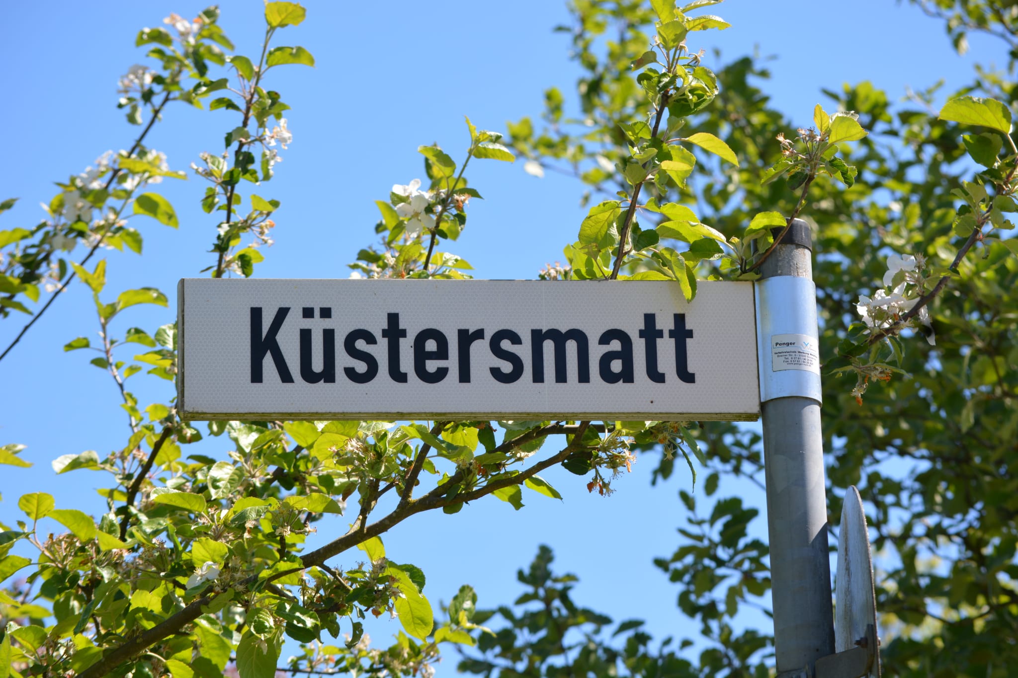 Küstersmatt Ortsschild